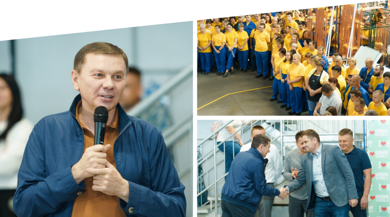 Вінницький міський голова відзначив найкращих працівників заводу GreenCool напередодні Дня машинобудівника