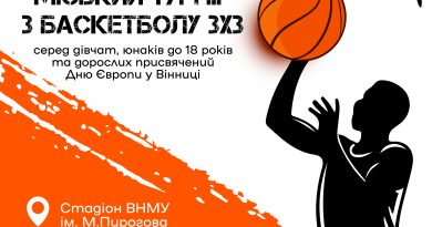 У Вінниці відбудеться Відкритий міський турнір із баскетболу 3х3