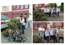 Літні волонтери: вінницькі учні передали військовим маскувальні сітки