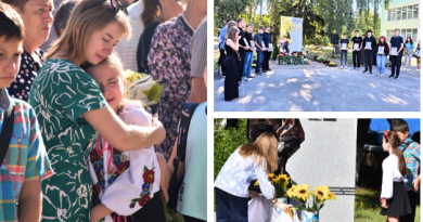 У День пам’яті Захисників України ще чотири вінницькі ліцеї встановили пам’ятні знаки на честь полеглих Героїв
