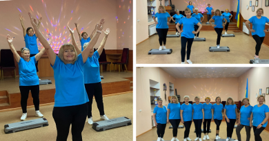 Пані 60+ мали змогу взяти участь у відкритому занятті зі степ-аеробіки у Вінницькому терцентрі