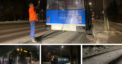 Підготовка електротранспорту Вінниці до ожеледиці: що роблять комунальні служби