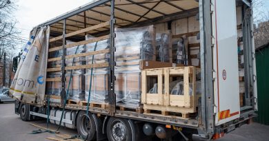 Черговий гуманітарний вантаж із міста-побратима Мюнстер доставили до Вінниці