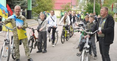 У ліцеї №29 відбувся велопробіг за участі учнів та педагогів