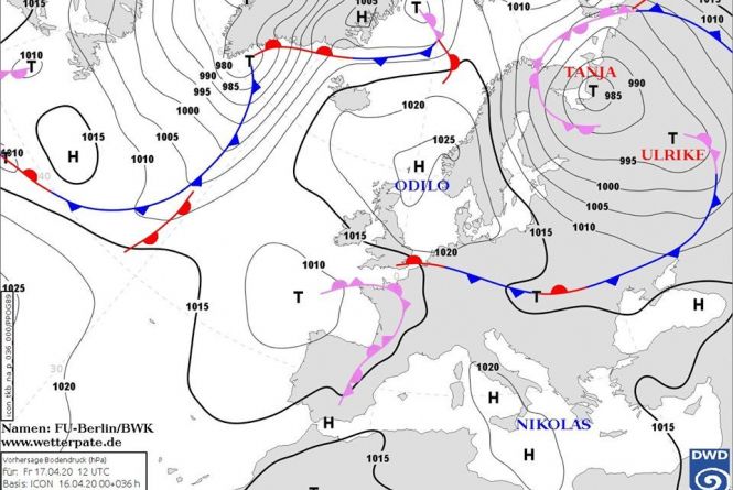В Україну суне «маргінальний північний циклон Tanja». Погода на вихідні