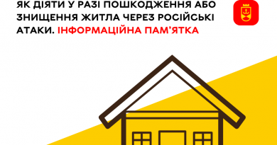 Алгоритм дій при втраті або руйнуванні житла через ворожі атаки