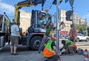 На 11 ключових локаціях міста замінюють 18 світлофорних опор