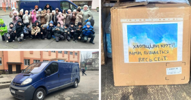 Вінницькі ліцеї передали захисникам на передову мікроавтобус