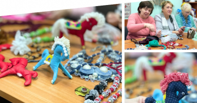 Майстрині терцентру у Вінниці готують різдвяно-новорічні прикраси