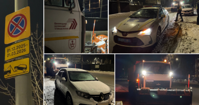 Під час зимової негоди у Вінниці комунальні служби та патрульна поліція працюють разом