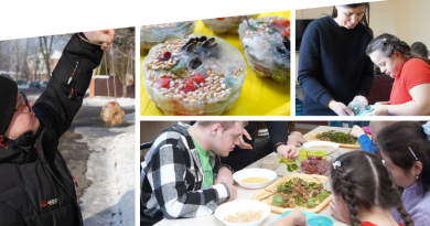 Діти та молодь з інвалідністю у центрі «Гармонія» створюють екологічні годівнички