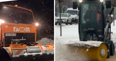 Усю ніч спецтехніка працювала над розчищенням території громади від снігу