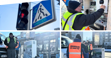У періоди відключень електроенергії у Вінниці роботу світлофорних об’єктів забезпечують за допомогою генераторів