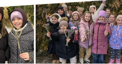 У Вінницьких Хуторах діти виготовляли для найдорожчих людей валентинки з рогози та лаванди