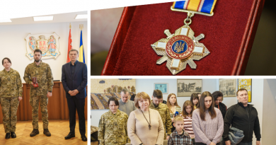 Родині загиблого воїна Євгена Тхора передали орден «За мужність» ІІІ ступеня