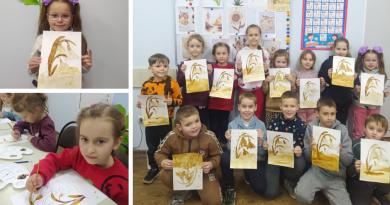 Маленькі відвідувачі VinSmart Центру долучилися до майстер-класу з малювання кавою