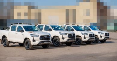 Міжрегіональний координаційний гуманітарний штаб передав чотири автомобілі Toyota Hilux для підрозділів Сил оборони України