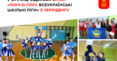 У Вінниці визначили переможців фіналу шкільних ліг з черліденгу