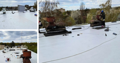 У багатоповерхівках Вінниці триває ремонт дахів як складова проєкту з облаштування СЕС