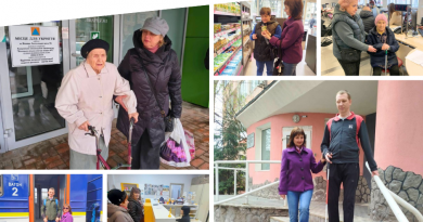 У Вінниці для людей з інвалідністю І групи по зору працює служба супроводу