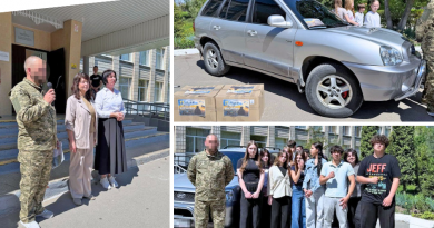 Ліцей №11 зібрав кошти та придбав позашляховик для військових на Донеччині