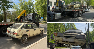 У Вінниці звільняють вулиці від покинутих автівок