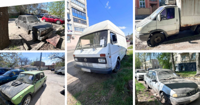Міський простір Вінниці очищують від покинутих транспортних засобів