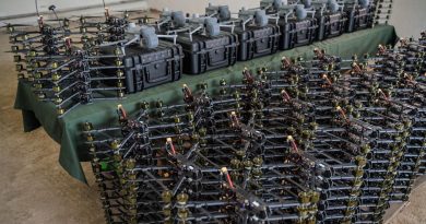 Півтисячі FPV-дронів та 10 Matrice 4E передав Міжрегіональний координаційний гуманітарний штаб бригаді «Червона калина»