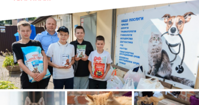 Школярі з Вінниці привезли корм мешканцям муніципального та приватного притулків
