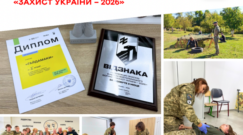 Команда з Вінниці здобула друге місце на всеукраїнському форумі «Захист України – 2026»